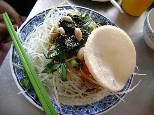 Gỏi bò khô o phan rang ninh thuan